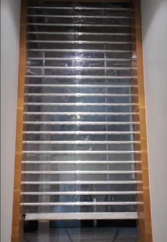Polycarbonate shutter